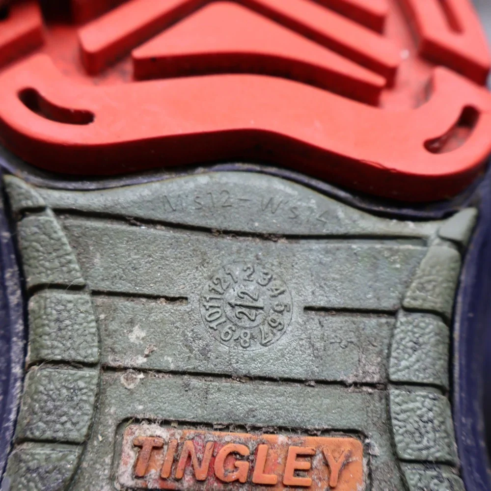 Tingley Unisex M12 W14 Rain Boots Blue Flite Waterproof Protective Safety Toe